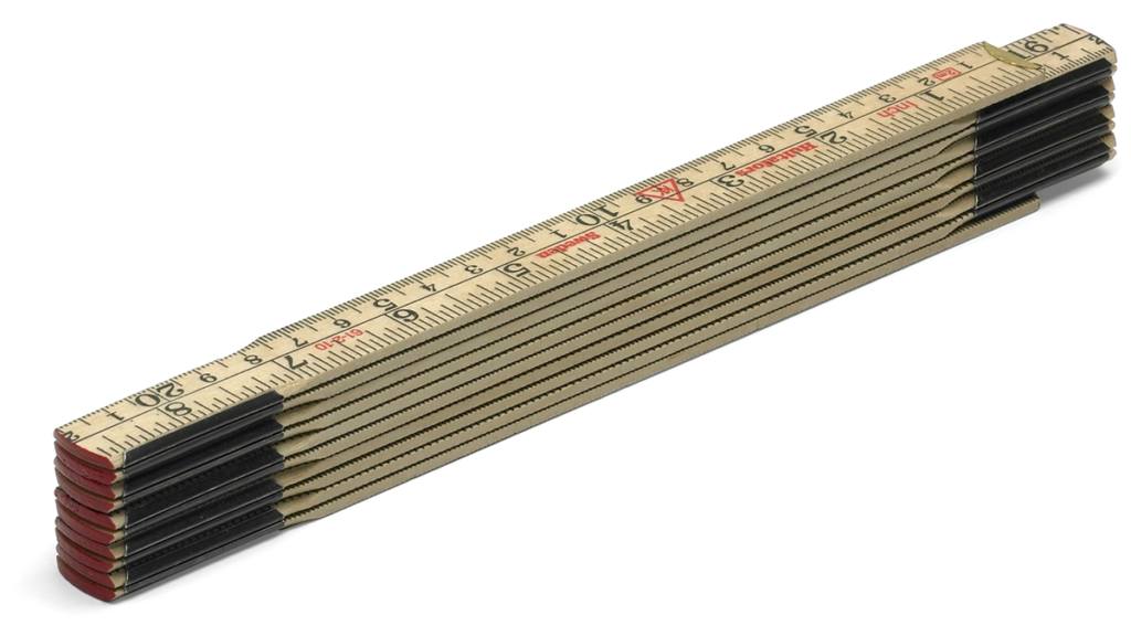 Foldring ruler 2 m