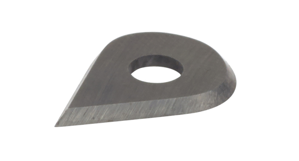 Tear-shaped replacement blade